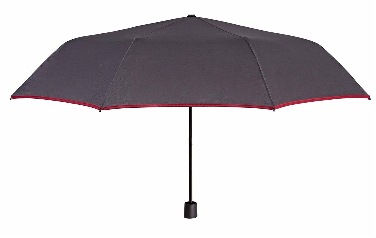 PARAGUAS HOMBRE MANUAL LISO CON RIBETE PERLETTI 