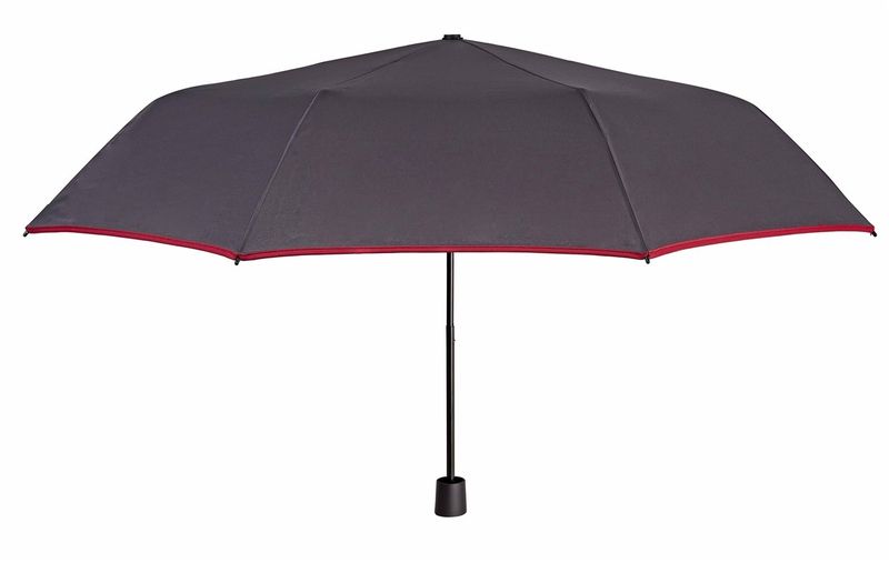 PARAGUAS HOMBRE MANUAL LISO CON RIBETE PERLETTI 