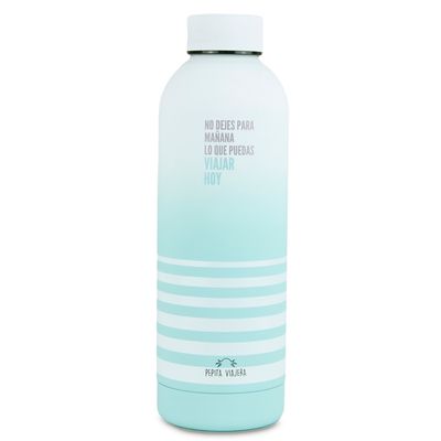 BOTELLA TÉRMICA 500ML LENGUAJE VIAJERO PEPITA VIAJERA ACERO INOXIDABLE BOTELLA TÉRMICA 500ML LENGUAJE VIAJERO PEPITA VIAJERA ACERO INOXIDABLE
