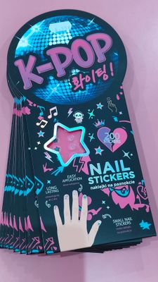 NAIL STIKERS K-POP ADHESIVOS PARA UÑAS K-POP NAIL STIKERS K-POP ADHESIVOS PARA UÑAS K-POP