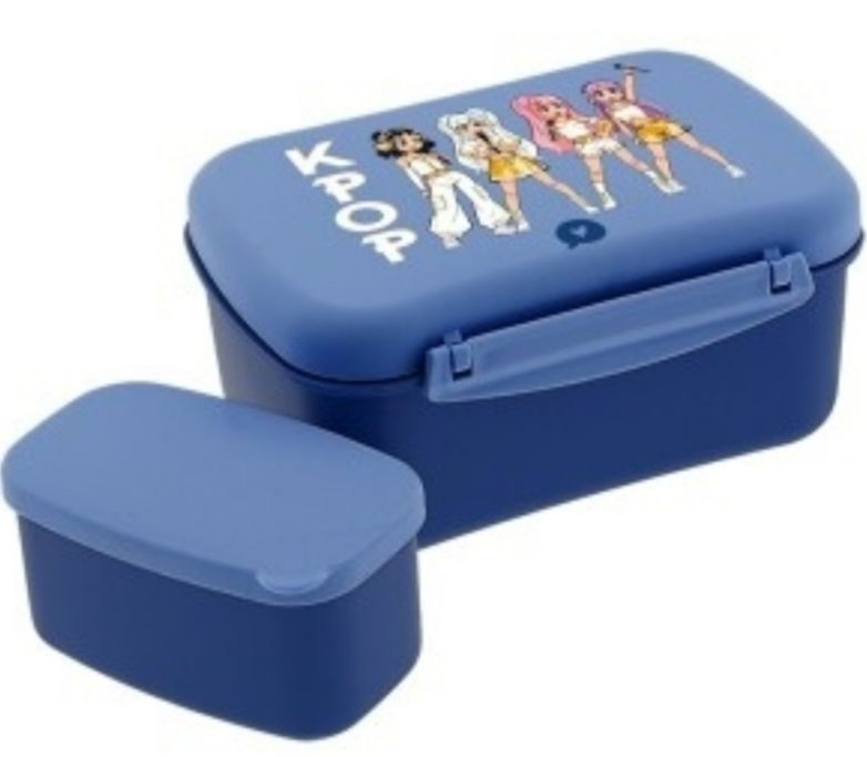 FIAMBRERA K-POP LUNCH BOX CON ENFRIADOR PARA EL CONGELADOR LOVELY STORY AUREA AZUL FIAMBRERA K-POP LUNCH BOX CON ENFRIADOR PARA EL CONGELADOR LOVELY STORY AUREA AZUL