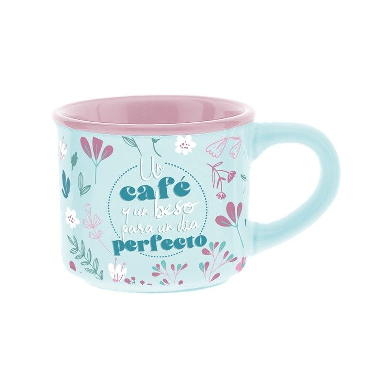 TAZA MINI CAFÉ Y BESO LOVELY STORY MUNI MUG TAZA MINI CAFÉ Y BESO LOVELY STORY MUNI MUG