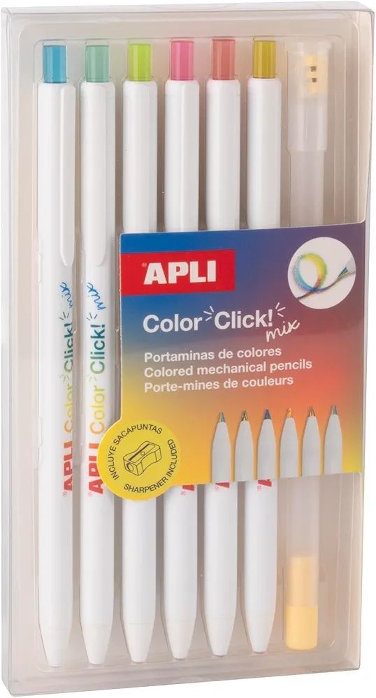 PORTAMINAS COLORES APLI MULTICOLOR PORTAMINAS COLORES APLI MULTICOLOR