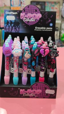BOLÍGRAFO K-POP BORRABLE CON AGARRE PARA DEDOS COOLPACK BOLÍGRAFO K-POP BORRABLE CON AGARRE PARA DEDOS COOLPACK