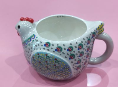 TAZA GALLINA CERÁMICA NATURAL LIFE MUG GRANDE TAZA GALLINA CERÁMICA NATURAL LIFE MUG GRANDE