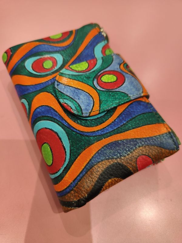 BILLETERO MUJER PEQUEÑO AGUAS BELMONTE CARTERA MULTICOLOR REBAJAS 