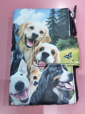 BILLETERO PERROS BELMONTE PIEL GRANDE cartera de mujer BILLETERO PERROS BELMONTE PIEL GRANDE cartera de mujer