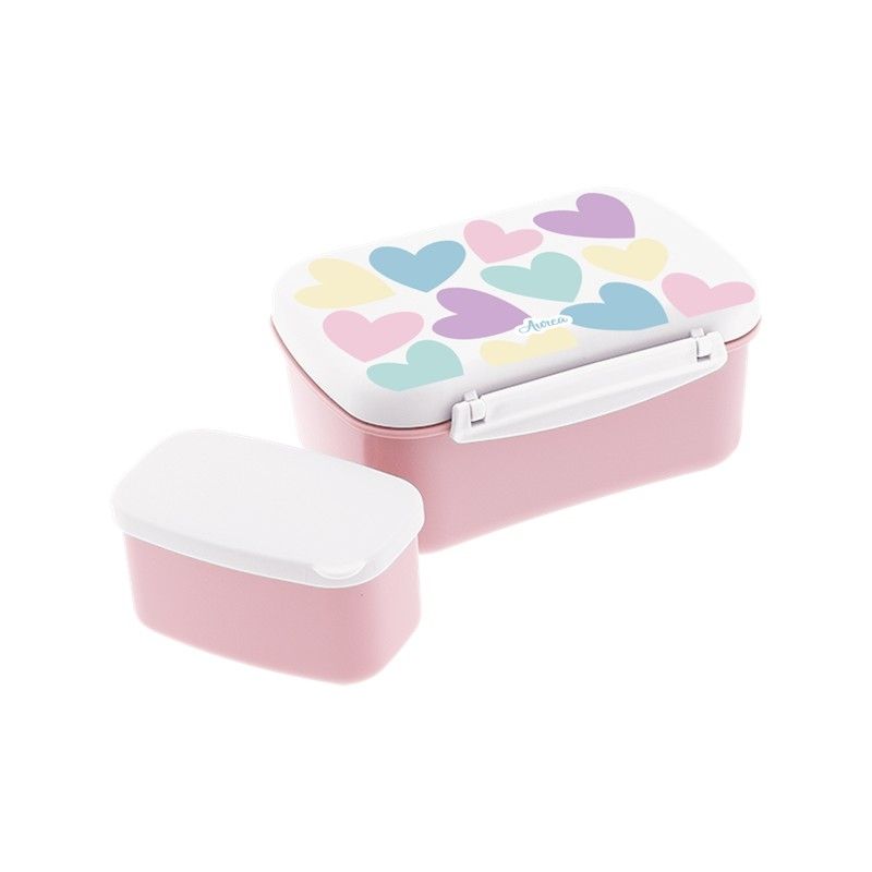 FIAMBRERA LUNCH BOX ICE PINK SWEET LOVE ROSA CON TAPA REFRIGERANTE TUPPER CON CAJITA INTERIOR AUREA con enfriador FIAMBRERA LUNCH BOX ICE PINK SWEET LOVE ROSA CON TAPA REFRIGERANTE TUPPER CON CAJITA INTERIOR AUREA con enfriador