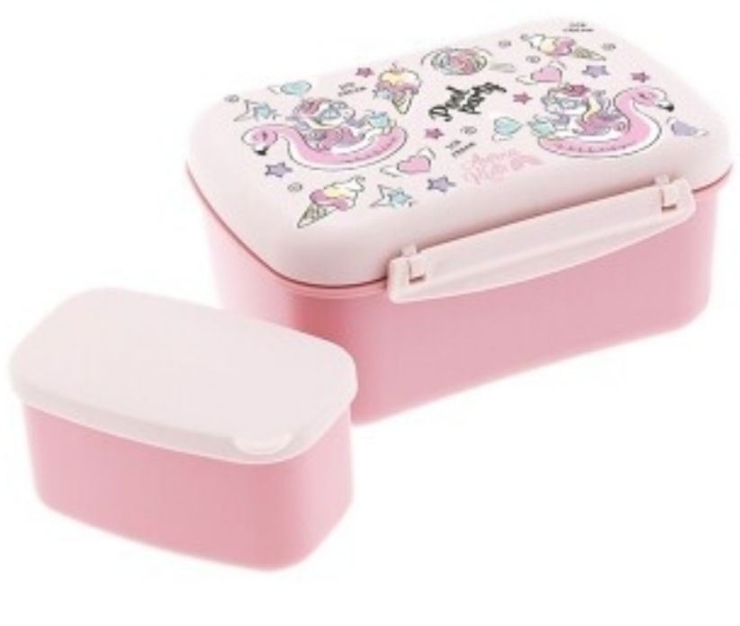 FIAMBRERA UNICORNIOS LUNCH BOX CON TAPA REFRIGERANTE AUREA con enfriador FIAMBRERA UNICORNIOS LUNCH BOX CON TAPA REFRIGERANTE AUREA con enfriador