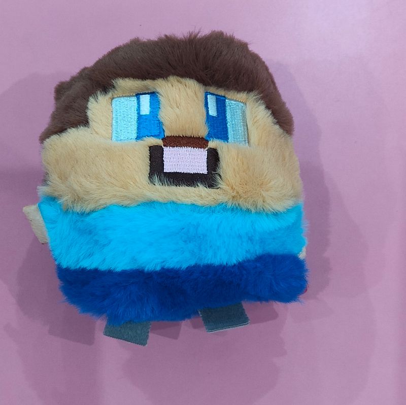 PELOTA PELUCHE BEANIE BOUNCERS TY MINECRAFT STEVE PELOTA SALTARINA 