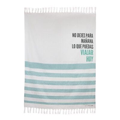 TOALLA PAREO LENGUAJE VIAJERO PEPITA VIAJERA 