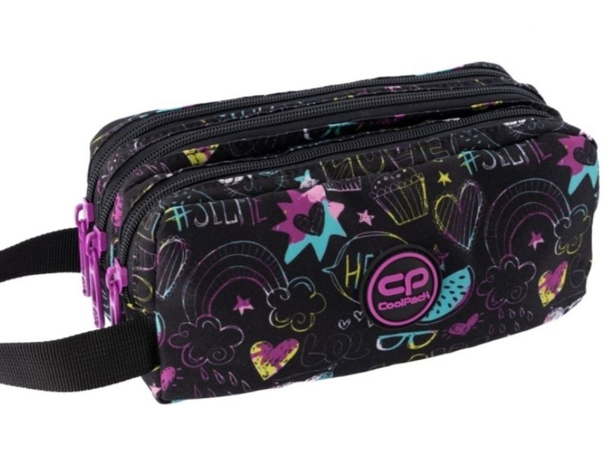 ESTUCHE PORTATODO TRIPLE PRIMUS MOOD NIGTH COOLPACK TRES CREMALLERAS 