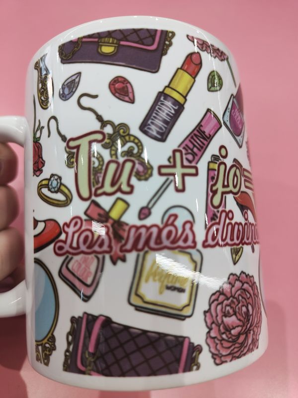 TASSA CATALÀ TU + JO = LES MÉS DIVINES amistat