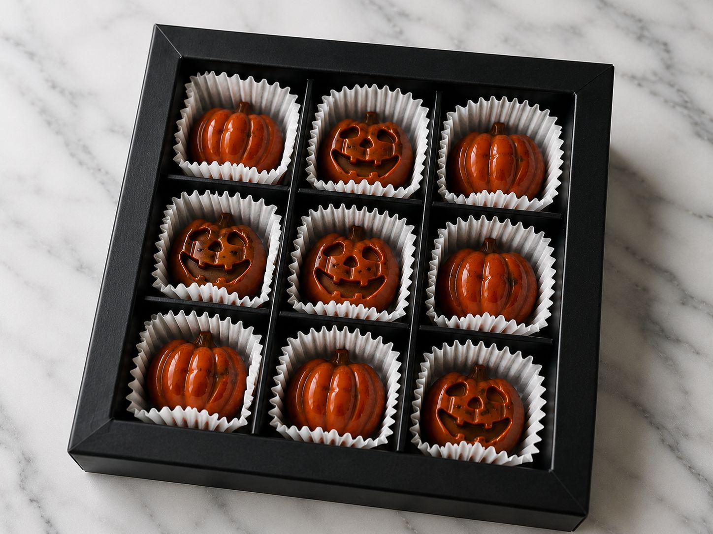 Herbstzauber: Pumpkin Spice Latte Pralinen