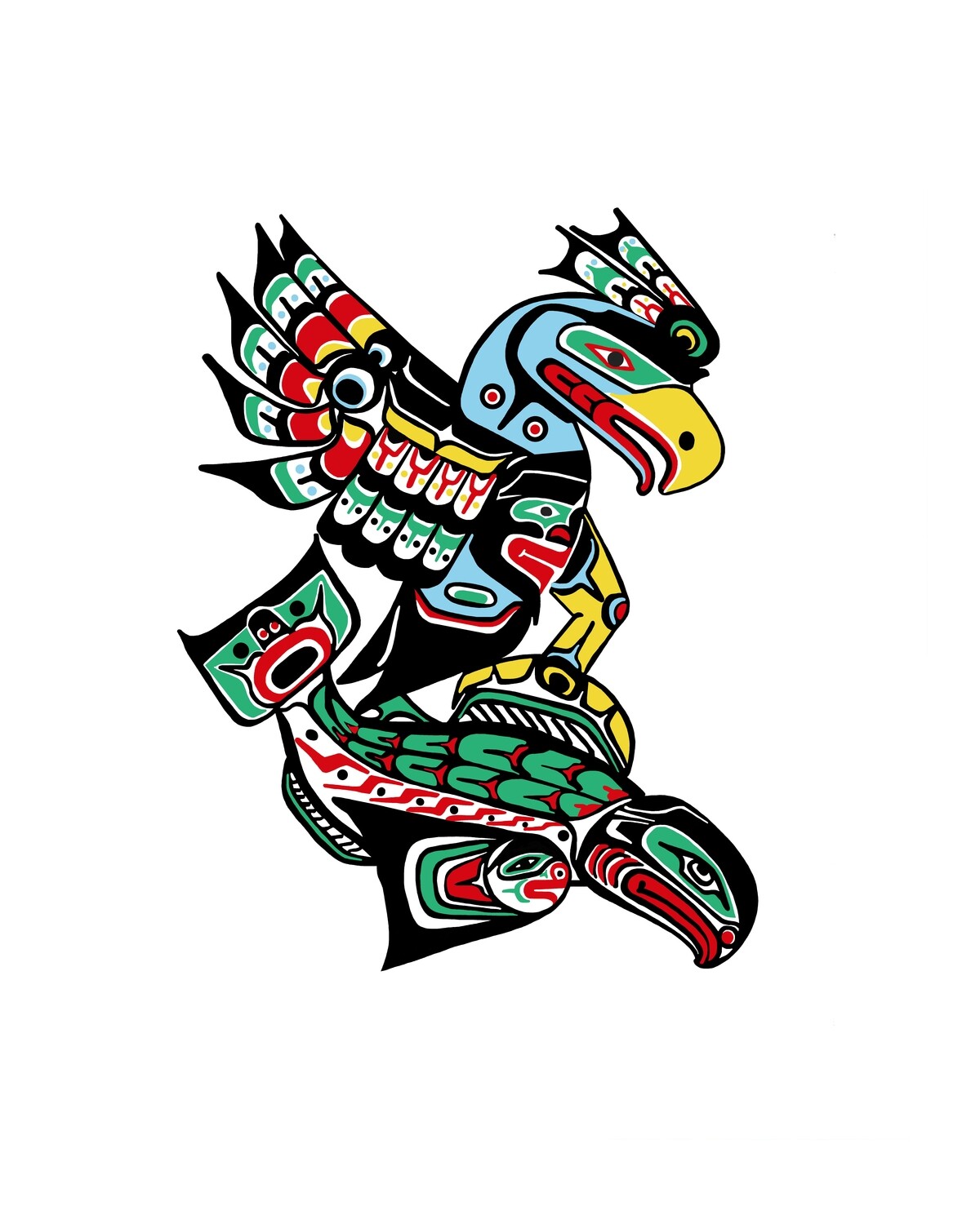 Thunderbird and Salmon