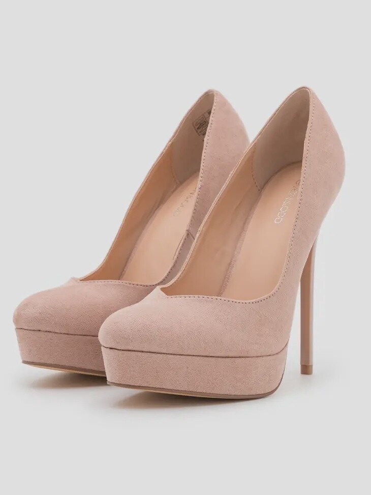 Light pink &#39;Even &amp; Odd&#39; women court shoes