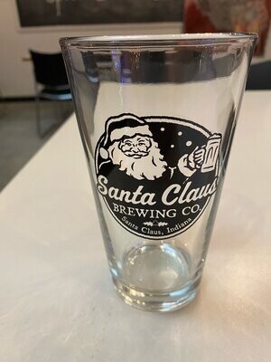 Santa Claus Brewing Co. Pint Glass