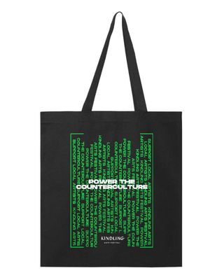 Power the Counterculture Tote Bag