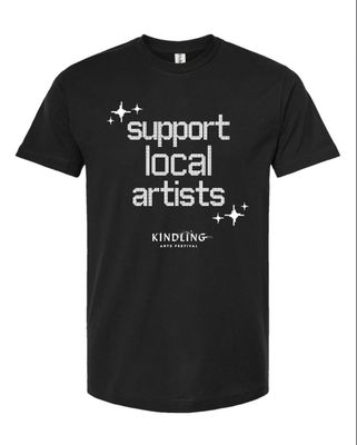 Signature Support Local Artist Black T-shirt