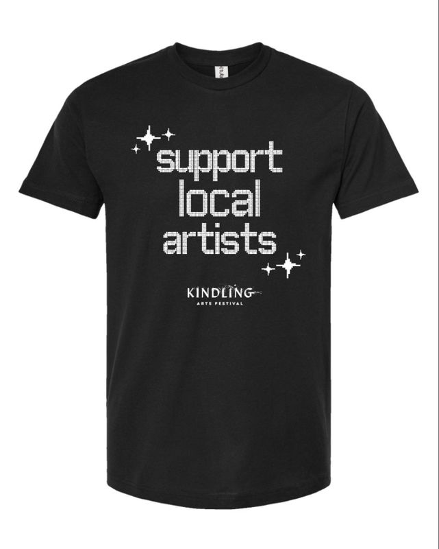Signature Support Local Artist Black T-shirt