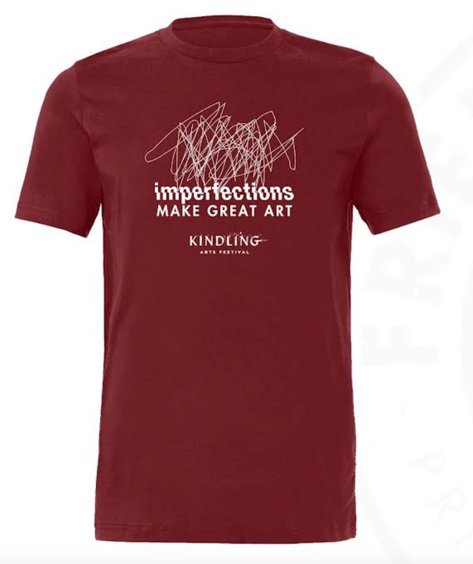 Imperfections Make Great Art - Red T-shirt