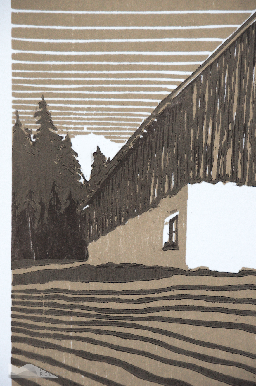 Woodcut Refuge II