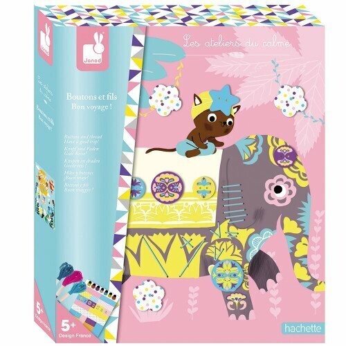 Set créatif- Boutons et fils bon voyage