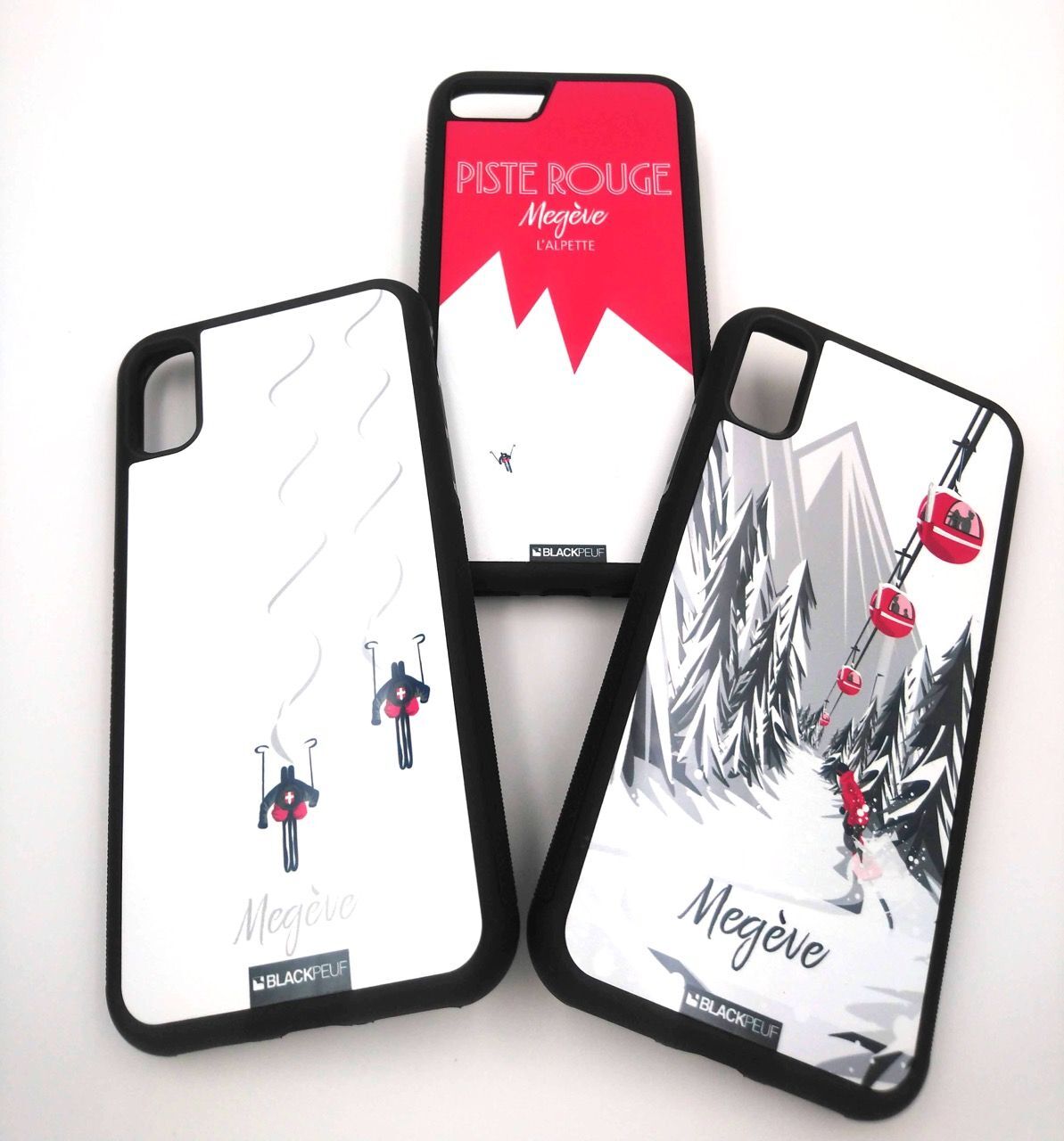 Coque Iphone Pop Up Black MEGÈVE