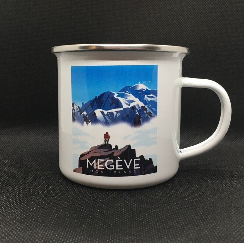MUG émaillé MEGÈVE MZ MONT BLANC
