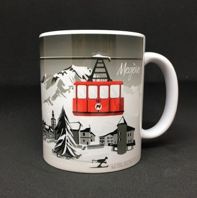 MUG  MEGÈVE BLACK PEUF centre station