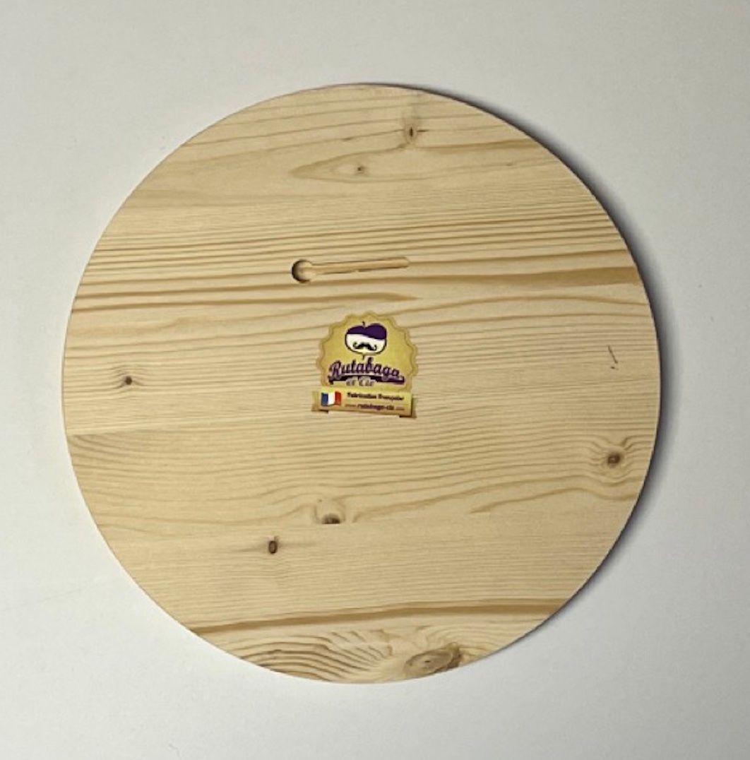 Rond de piste ski planté