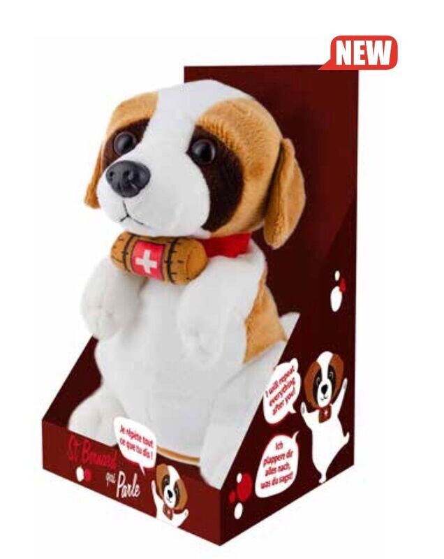 Peluche qui parle St Bernard