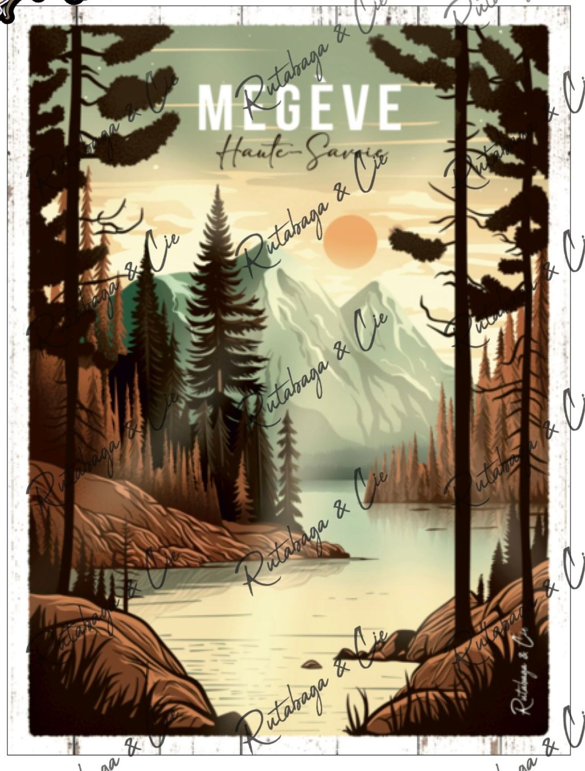 Tableau bois  Le petit Canada