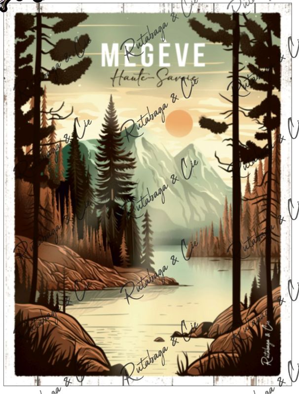 Tableau bois  Le petit Canada