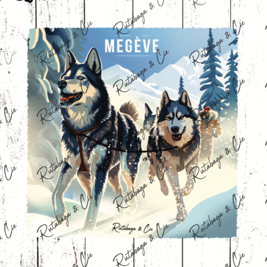 Sous plat en bois Peuf husky