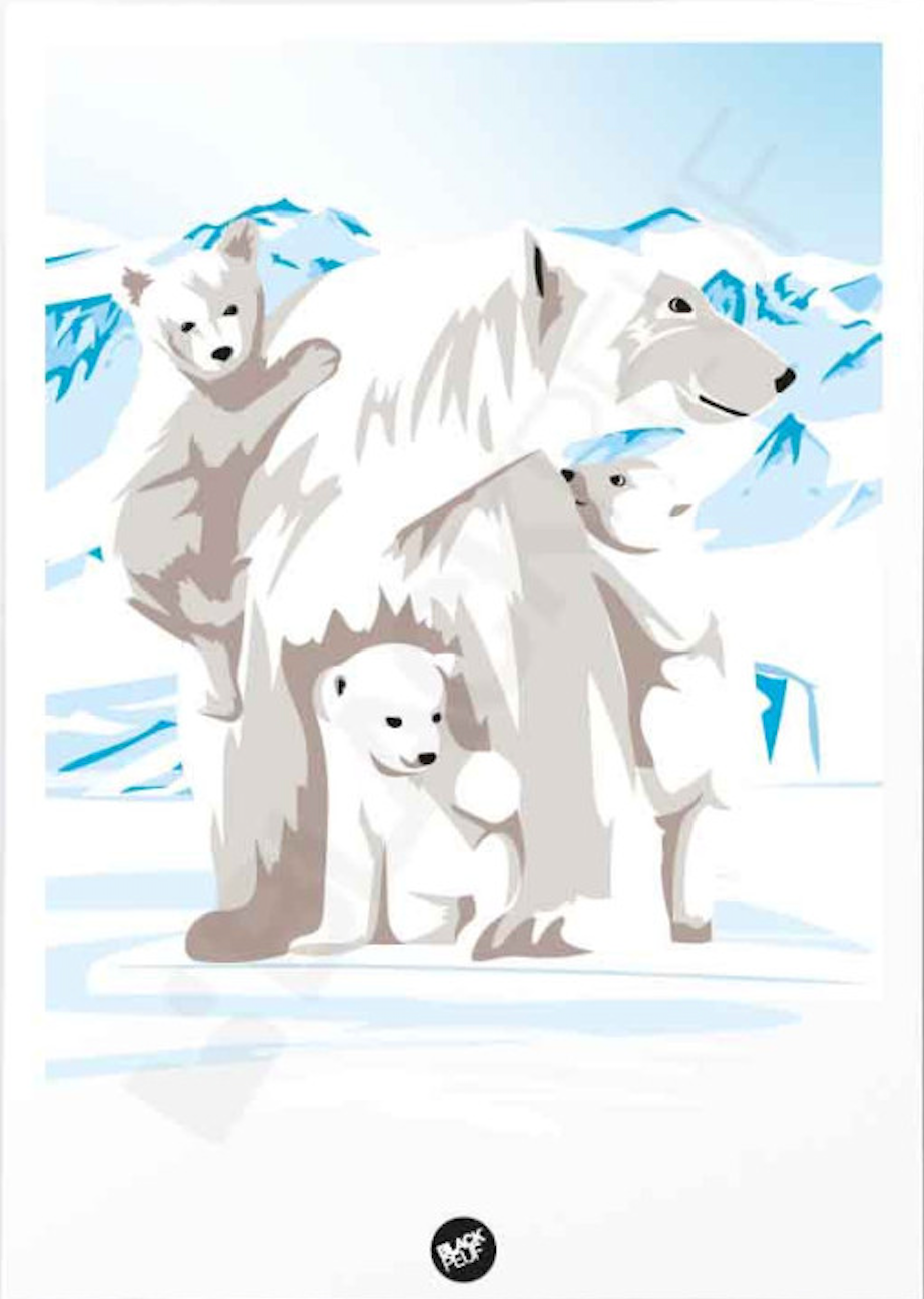 AFFICHE BP MAMAN OURS