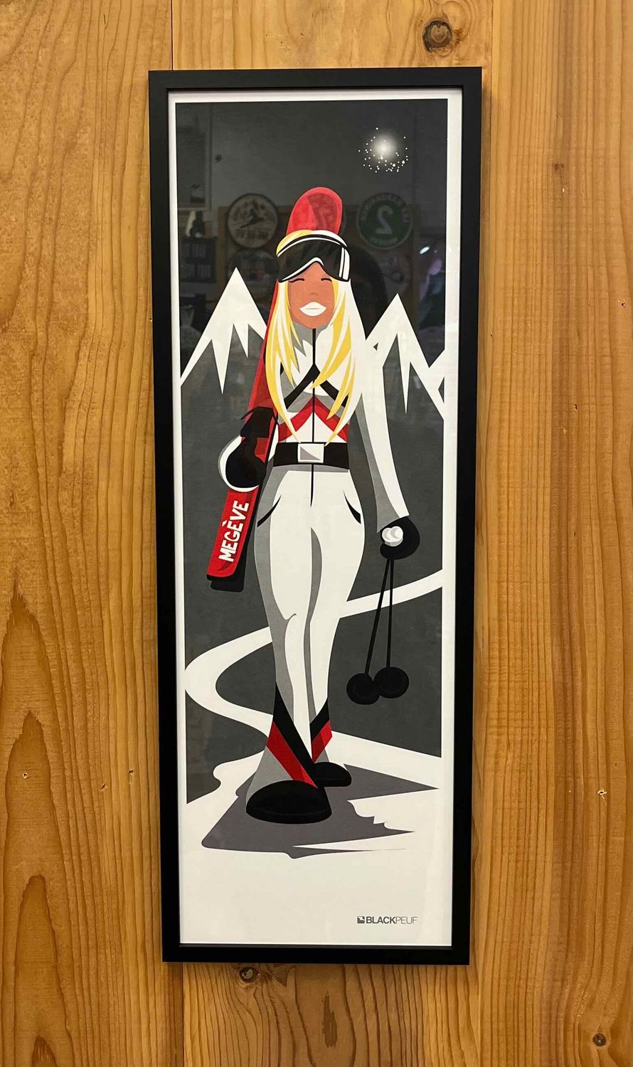 AFFICHE BP BLONDIE N/B