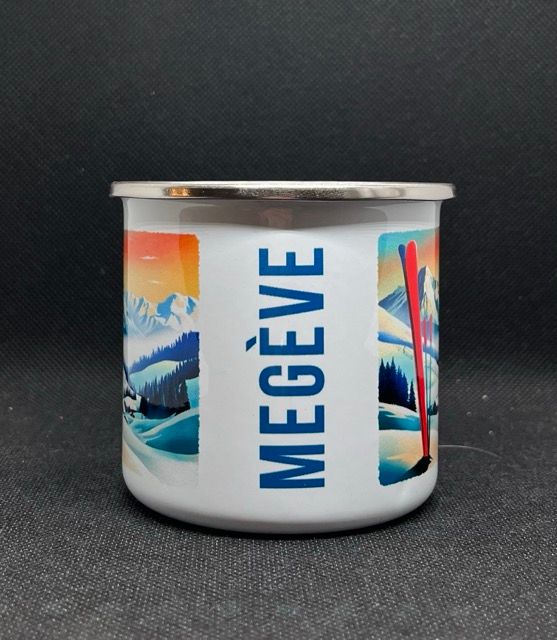 MUG  EMMA MEGÈVE RUTA Peuf ski rouge