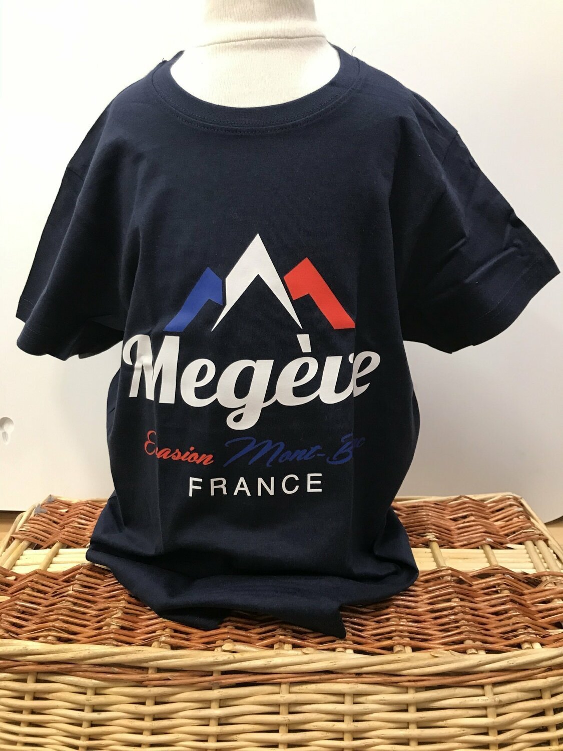 Tee-shirt enfant "Megève V3" Marine