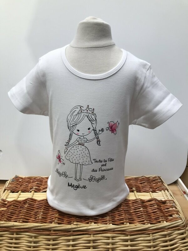 Tee-shirt enfant "Petite fille"