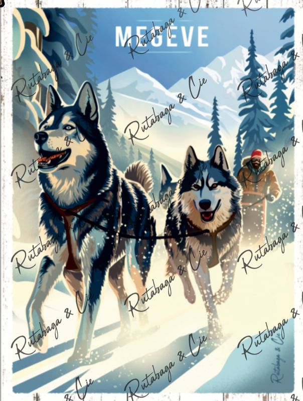 Tableau bois Peuf Husky