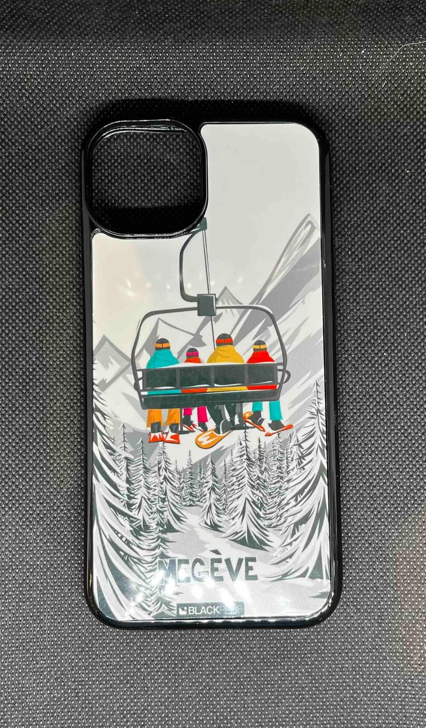 Coque Iphone  Family télésiège MEGÈVE