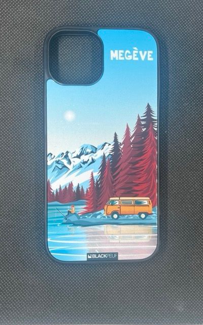 Coque Iphone WE bord du lac MEGÈVE Coque Iphone WE bord du lac MEGÈVE