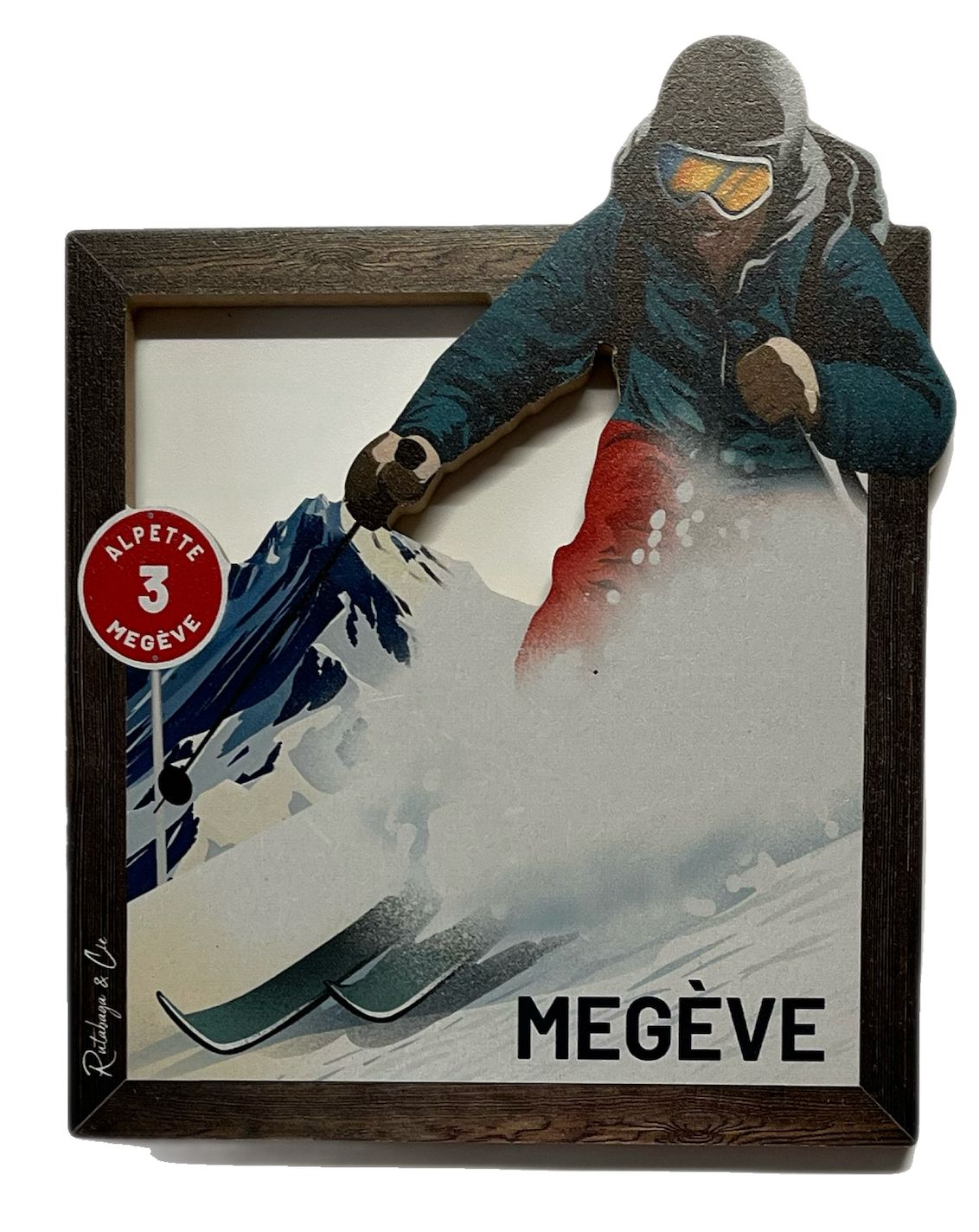 Tableau Hors du cadre Peuf Poudreuse