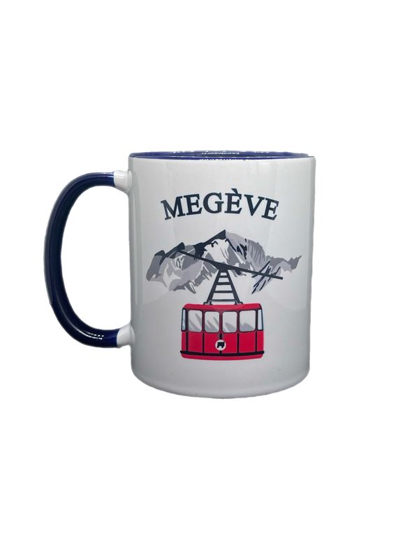 MUG  MEGÈVE CABINE BLEU