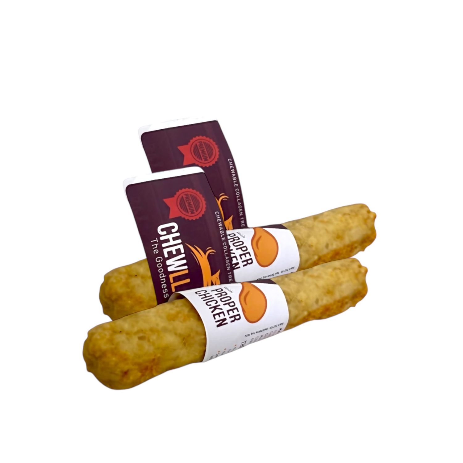 Chewllagen Roll Huhn, 5"