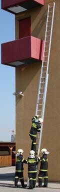 European Fire Service Large Double ladder,  EN-1147