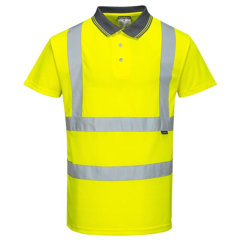 Hi-Vis Polo Shirts.  Short & Long sleeved.