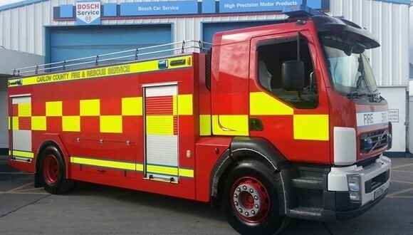 Water Bowser rescue vehicle