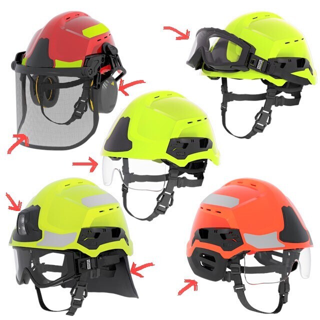 F2XR, Fittings.